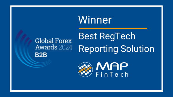 Best RegTech Reporting Solution at Global Forex Awards winner